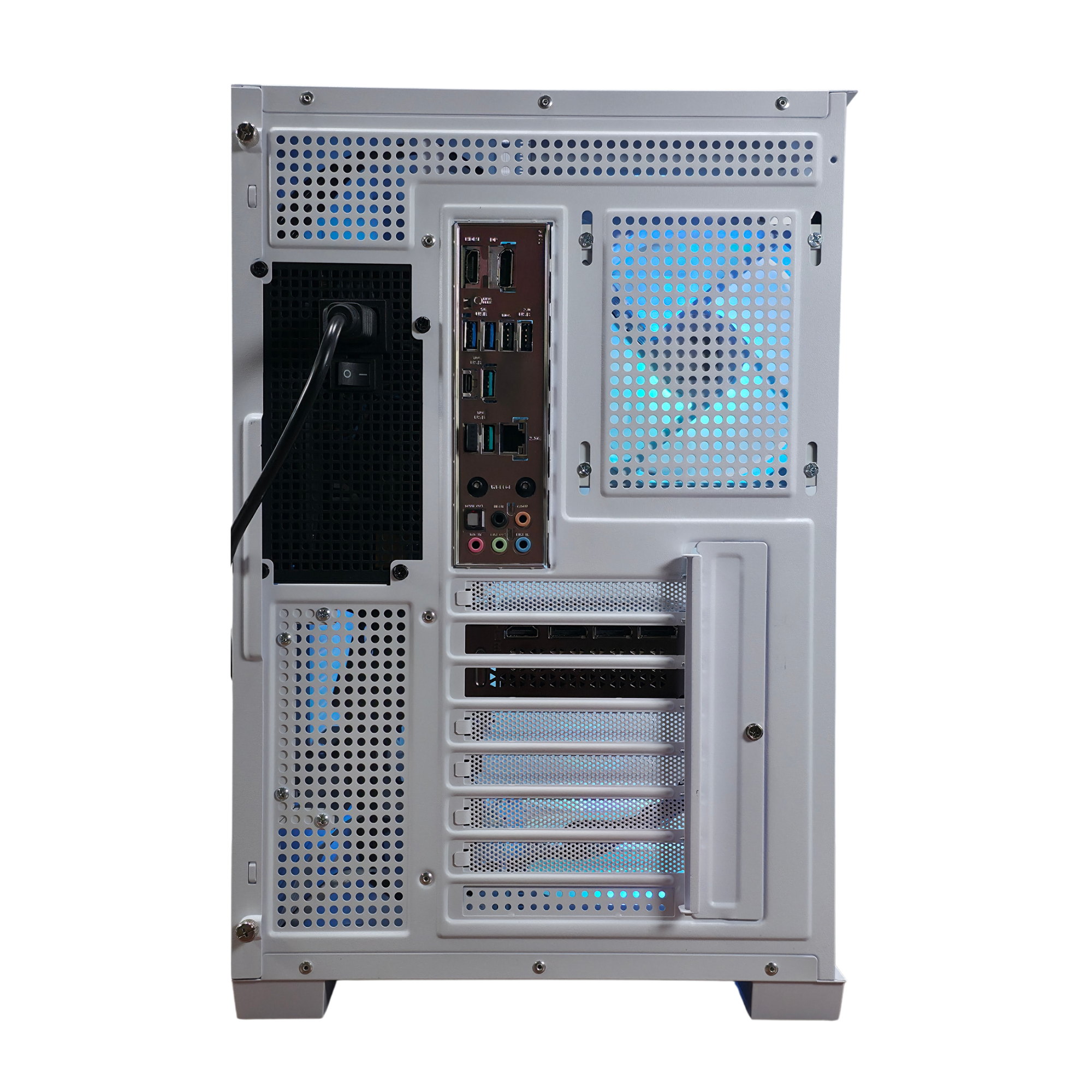 Bespoke Snow Gaming PC - Ryzen 7 7700X - RTX 5070 - 32GB DDR5 - 2TB SSD - VR Ready Gaming Desktop PC
