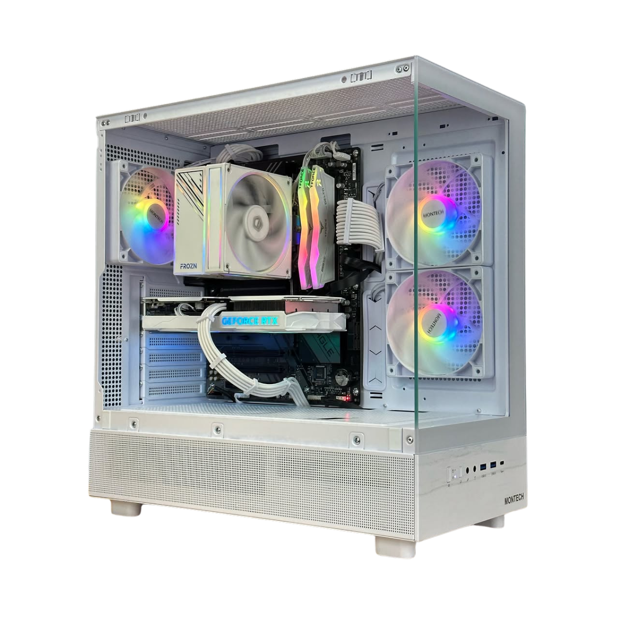 Bespoke SnowFlake Gaming Desktop PC - Ryzen 5 9600X - RTX 5060Ti - 16GB DDR5 - Wifi & Bluetooth - VR Ready