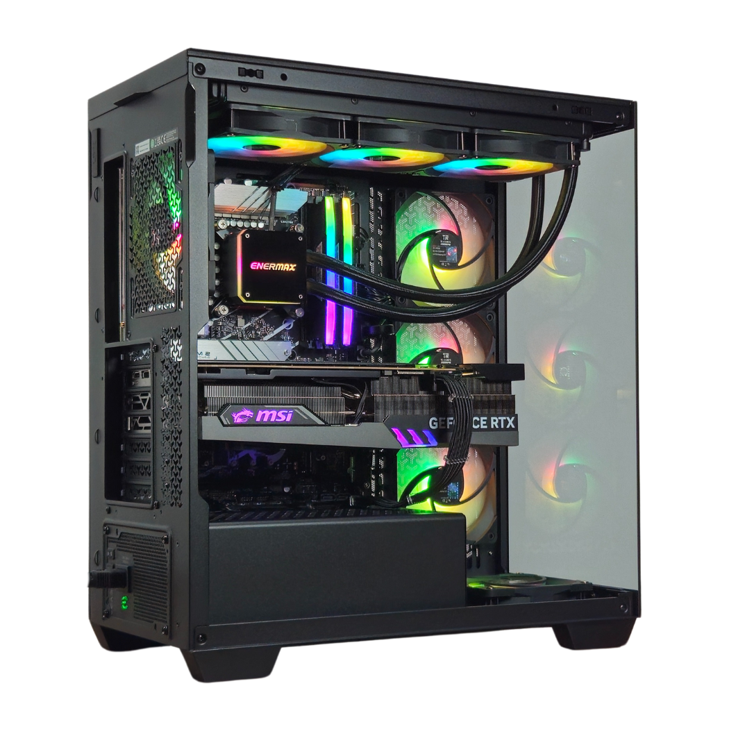 Bespoke Budget Gaming PC - Ryzen 5 9600X - RTX 5070 - 32GB DDR5 - 2TB SSD - 850W Power Supply - Windows 11 Pro - Free Mouse & Keyboard