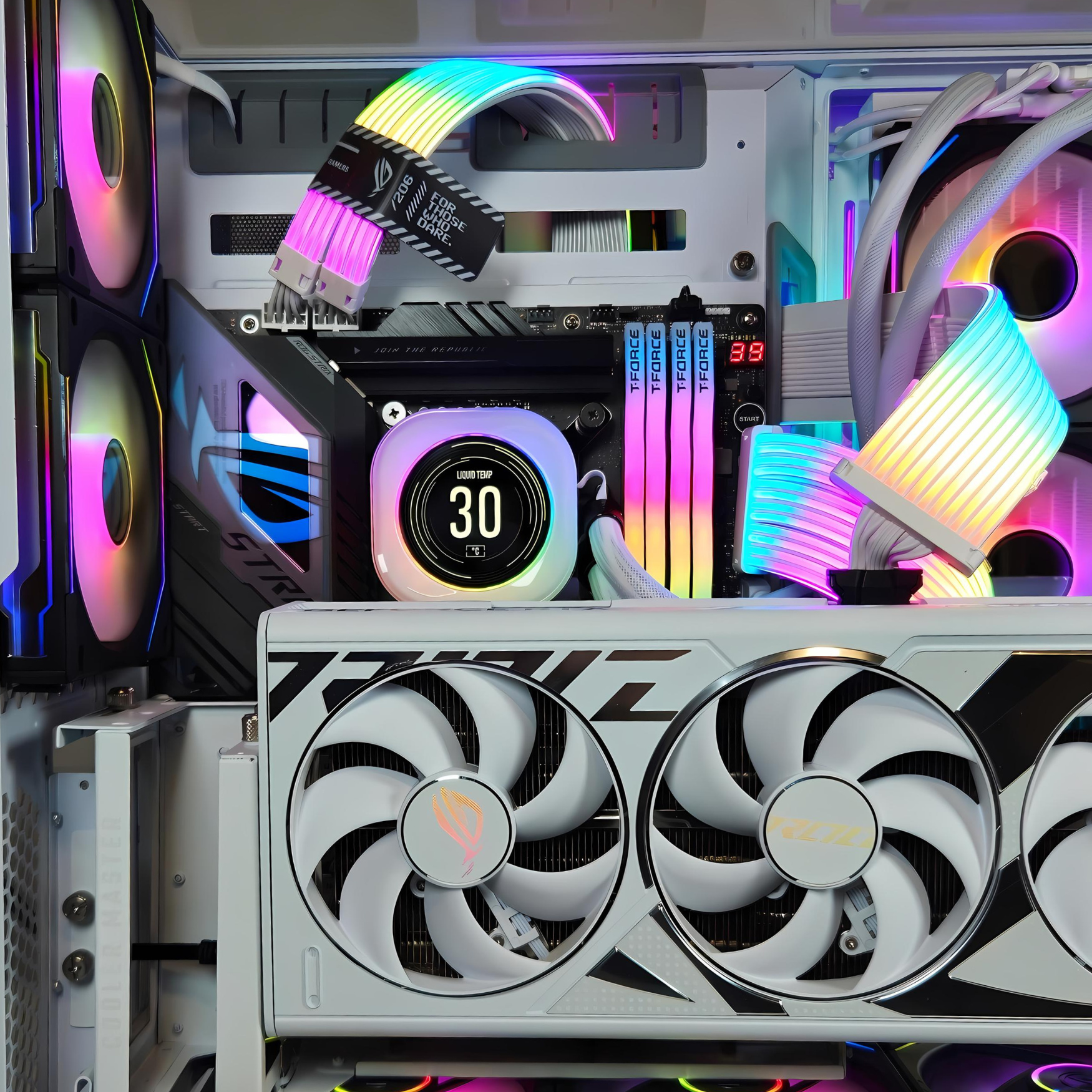 White Privilege™ V2 Gaming PC | Intel i9 14900K | RTX 4090 ASUS ROG STRIX | ASUS ROG Z790 HERO MAXIMUS | 4TB M.2 SSD