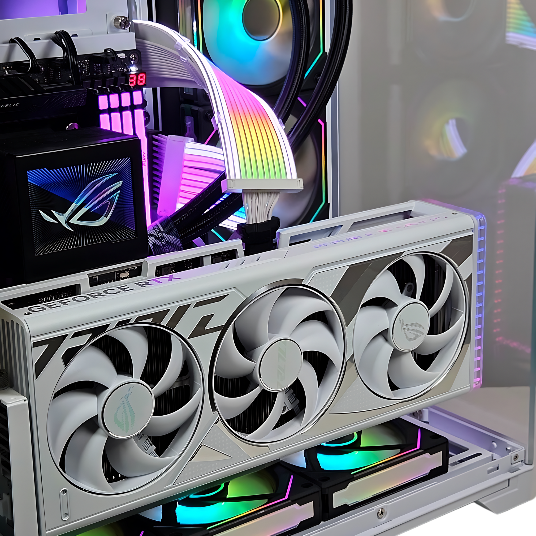 White Privilege™ Gaming PC | Intel i9 14900K | RTX 4090 ASUS ROG STRIX | ASUS ROG Z790-E Strix| 4TB M.2 SSD