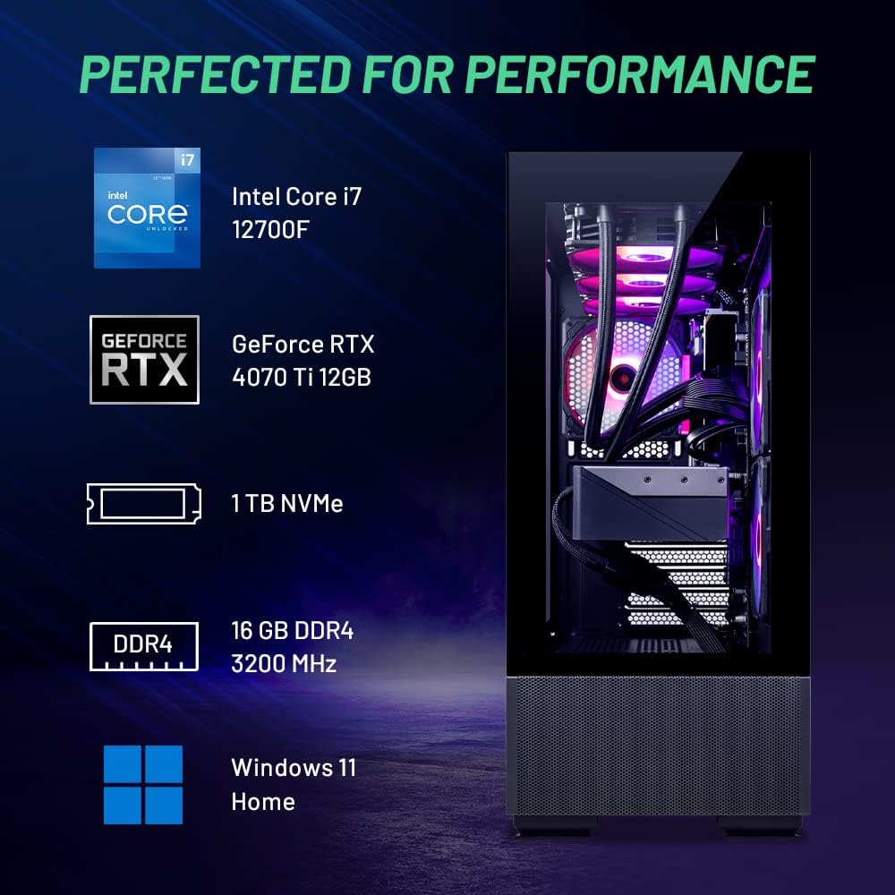 Bespoke Gaming PC | INTEL i9 13900K | RTX 4080 Super | 32GB DDR5 | 2TB M.2 SSD | 1200W Power Supply | AI & VR Ready