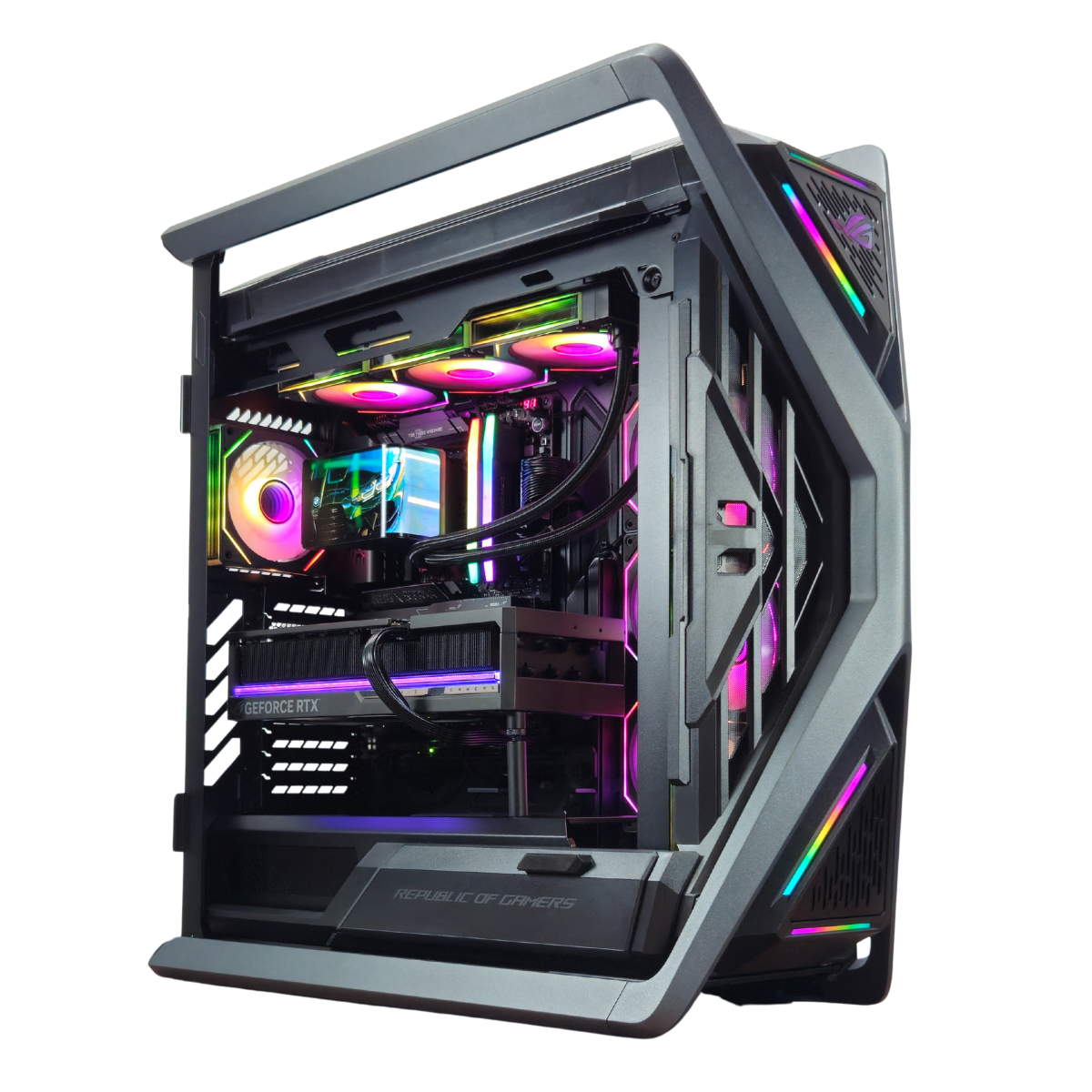 Gaming Desktop PC - RYZEN 9 9900X3D - RTX 5090 - 4TB SSD - 96GB DDR5 - 1200W  - AI & VR Compatible Gaming PC