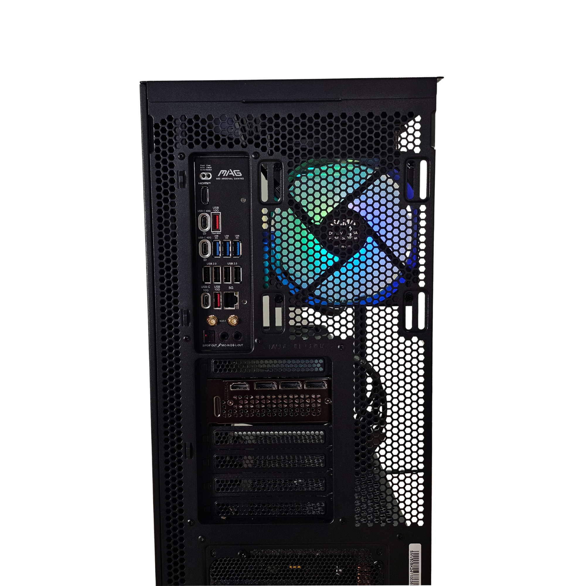 Bespoke Builds Gaming PC – AMD Ryzen 7 9800X3D 8-Core 5.2GHz, NVIDIA GeForce RTX 5070 12GB GDDR7, 32GB DDR5 RGB RAM, 2TB NVMe SSD, 360mm Liquid Cooler, WiFi & Bluetooth, Windows 11 Pro – Prebuilt Gaming Desktop Computer