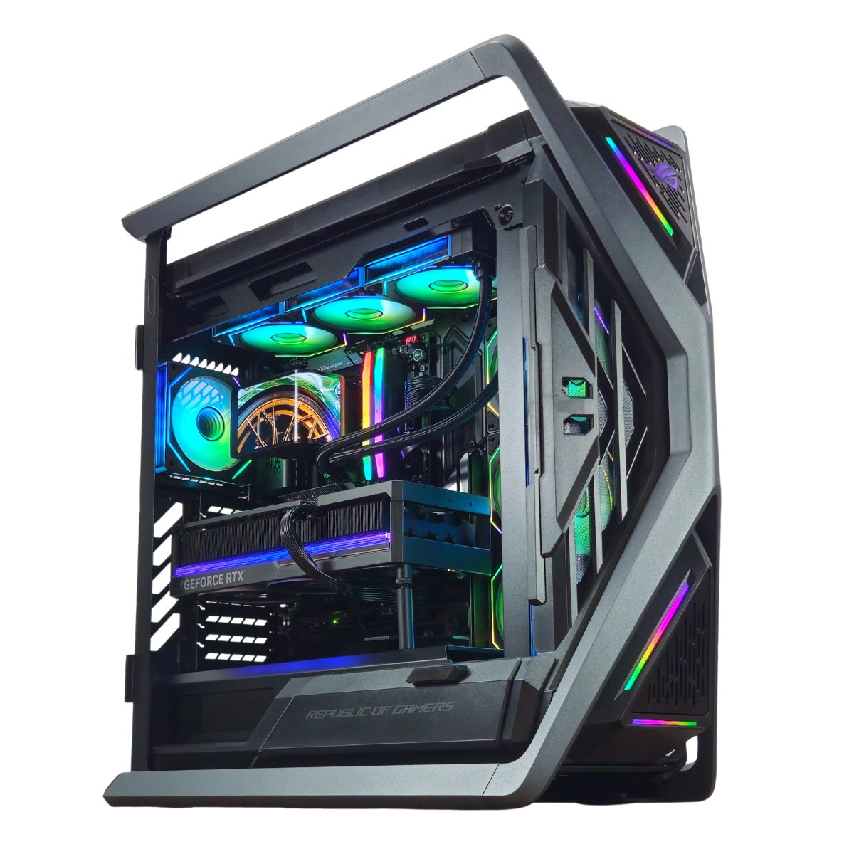 Gaming Desktop PC - RYZEN 9 9900X3D - RTX 5090 - 4TB SSD - 96GB DDR5 - 1200W  - AI & VR Compatible Gaming PC