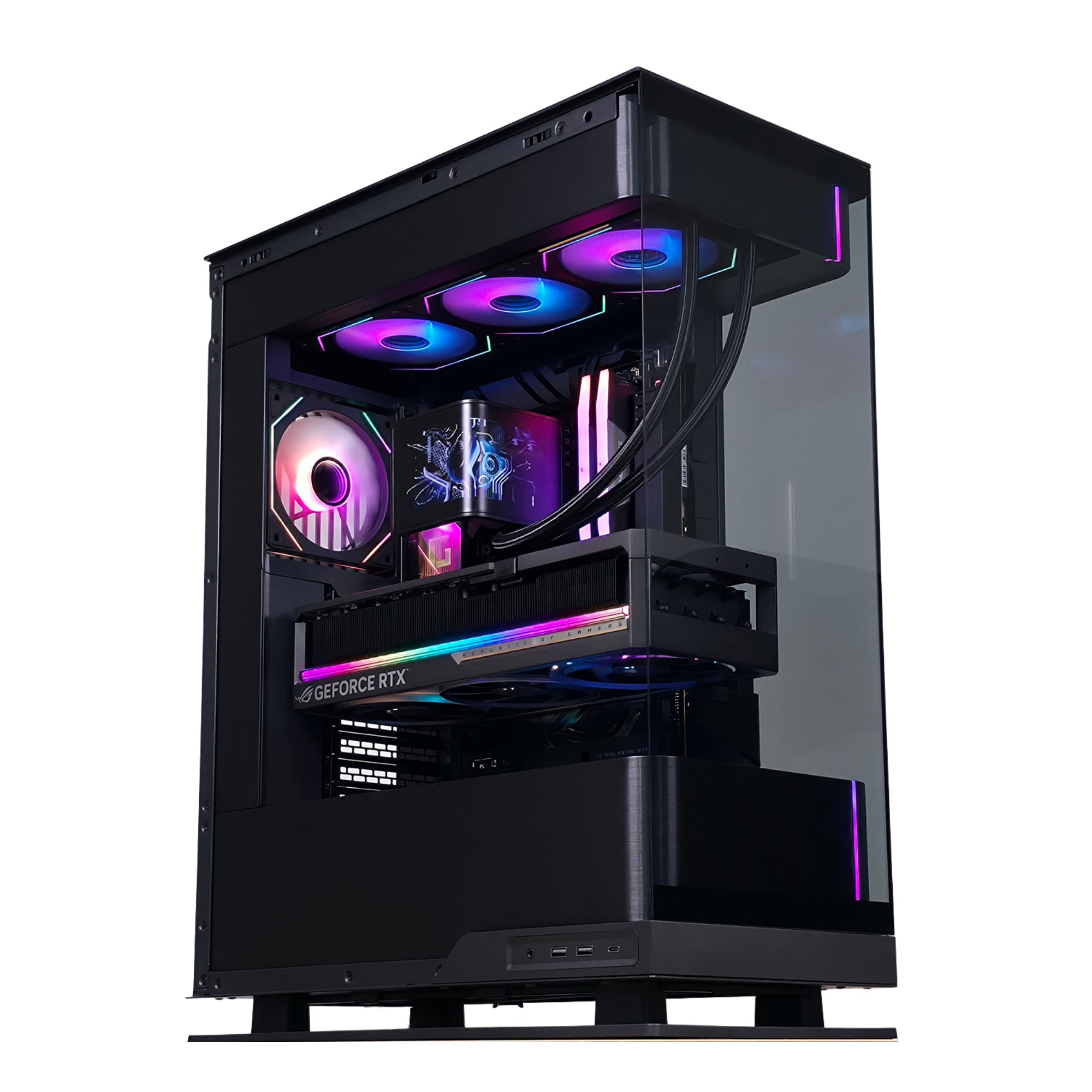Bespoke Builds Flagship Gaming PC – AMD Ryzen 9 9950X3D 16-Core, NVIDIA GeForce RTX 5090 32GB BTF Edition OC, 96GB Corsair Vengeance DDR5, 4TB Gen5 NVMe SSD, ROG Crosshair X870E Hero – Prebuilt Gaming Desktop Computer