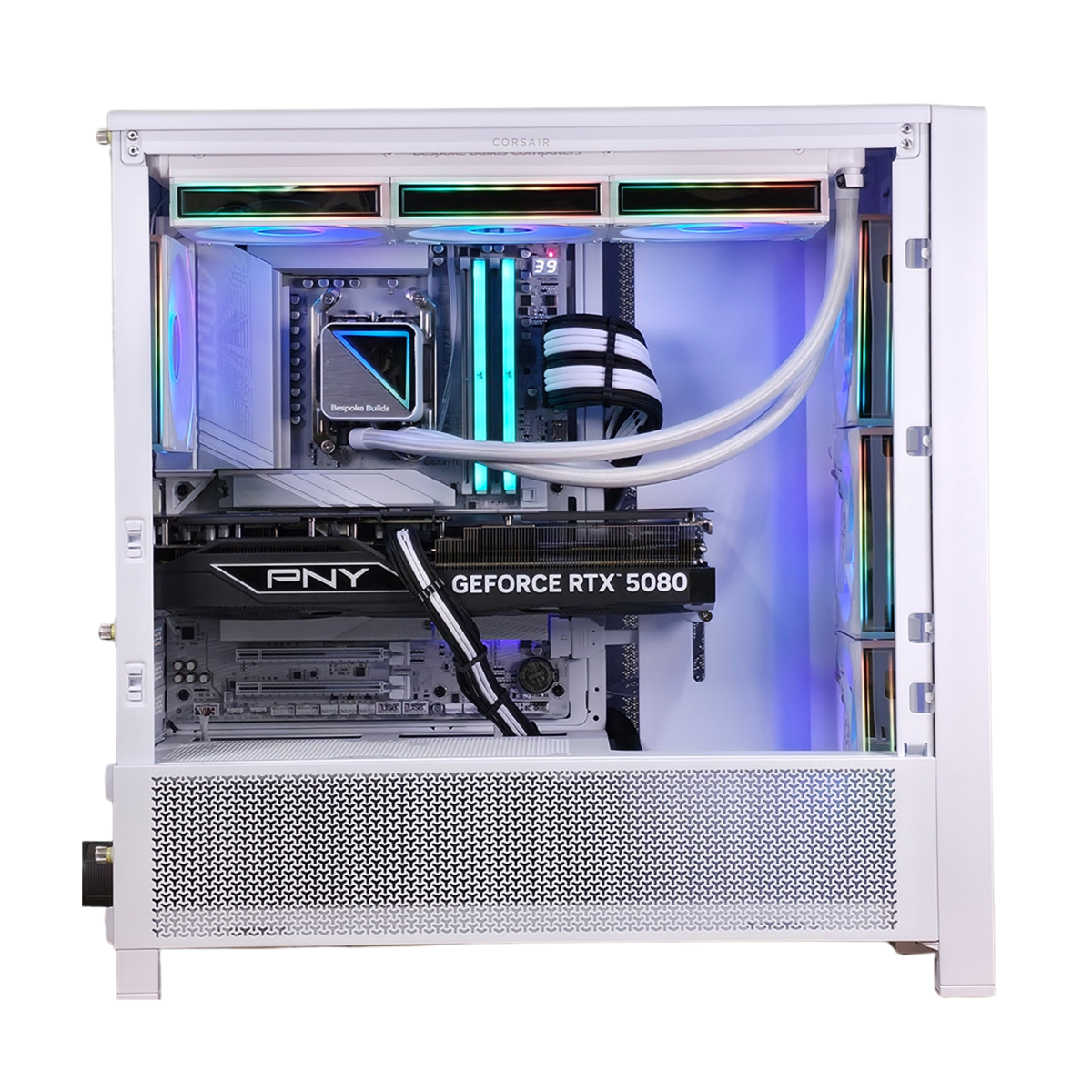 Bespoke LUMEN Bespoke Gaming PC — AMD Ryzen 7 9800X3D, NVIDIA RTX 5080, 32GB DDR5, White Build