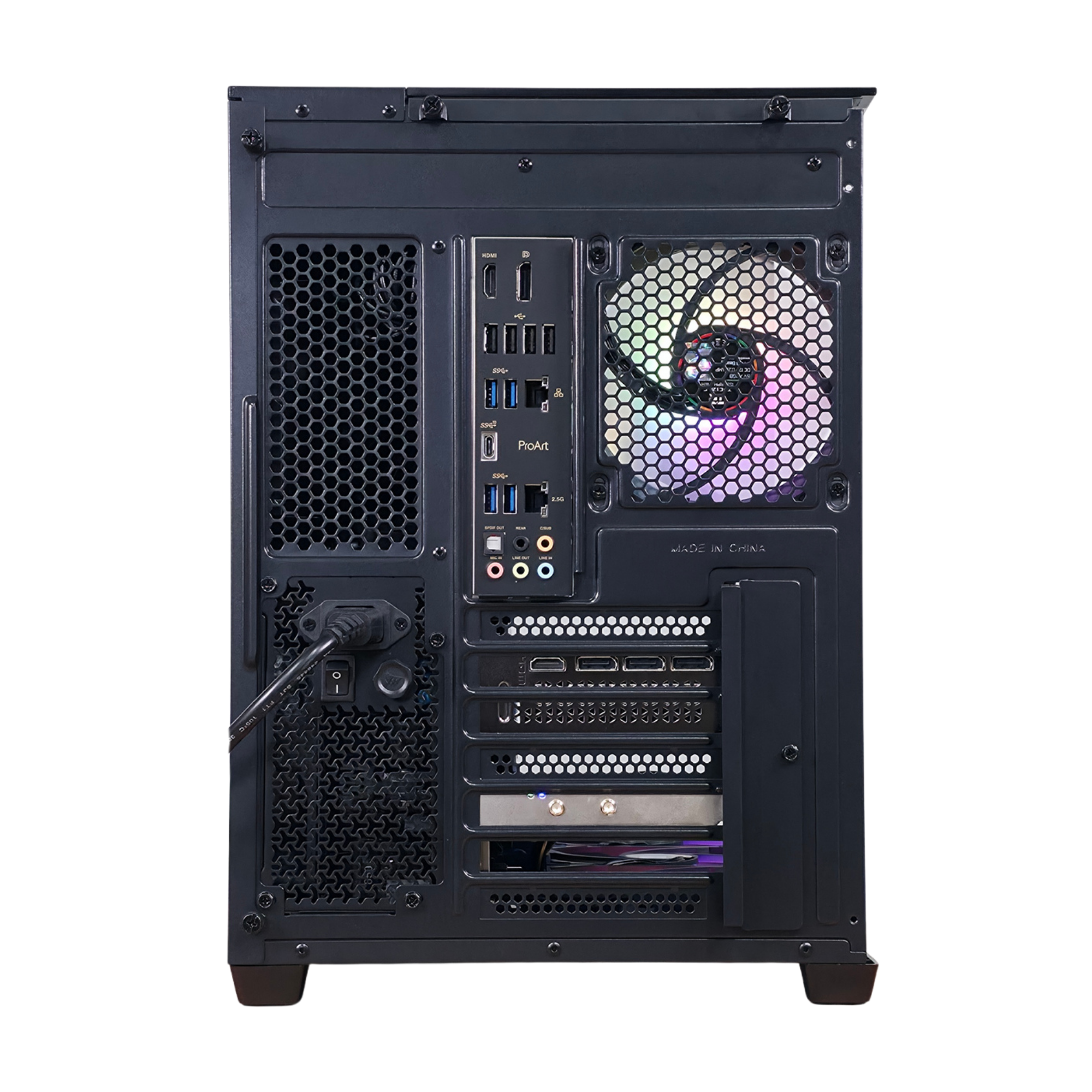 Bespoke Builds PULSE Gaming PC – Intel Core i9-14900, NVIDIA GeForce RTX 5070 12GB, 64GB DDR4 RAM, 2TB WD SN850X SSD, ASUS ProArt B760-Creator, Corsair LCD 240mm Cooler, Windows 11 Pro, RTX 5070 Ti & RTX 5080 Upgrades Available – Prebuilt Gaming Desktop