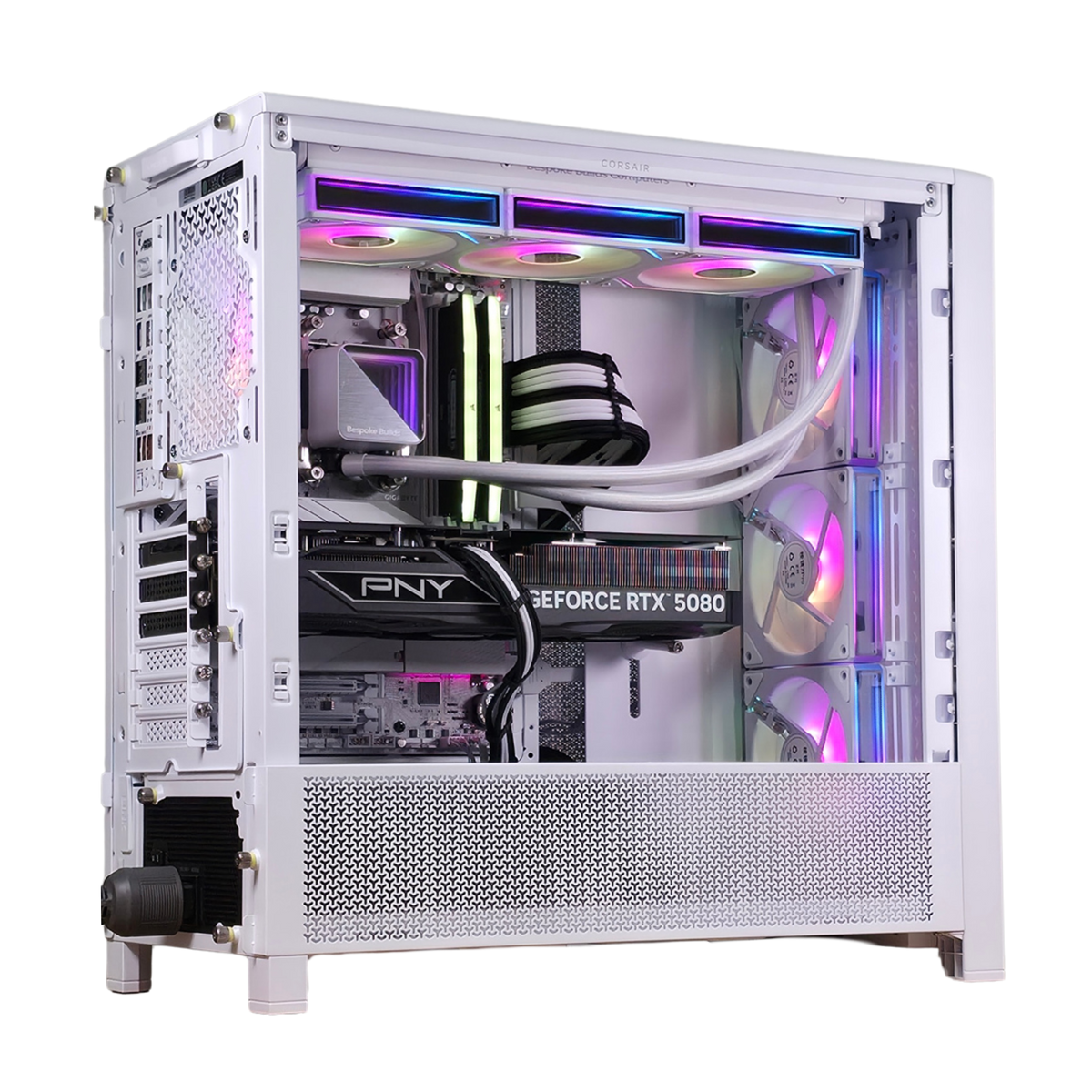 Bespoke LUMEN Bespoke Gaming PC — AMD Ryzen 7 9800X3D, NVIDIA RTX 5080, 32GB DDR5, White Build