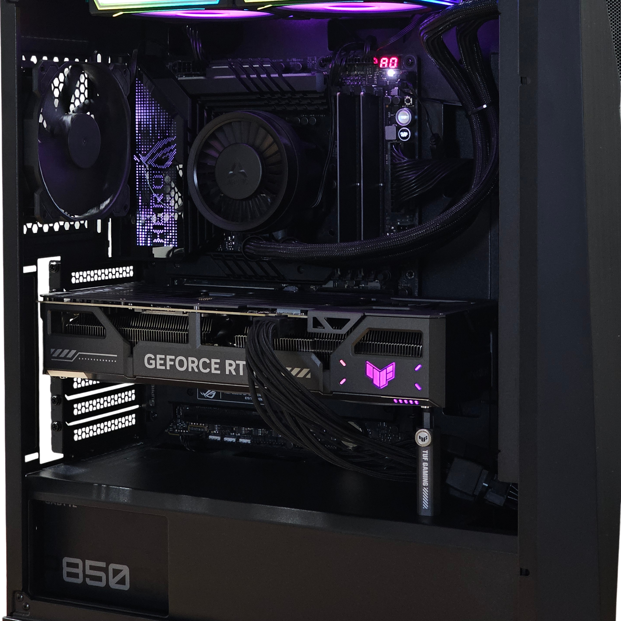 Bespoke Builds Gaming PC – Intel Core i9-13900K 24-Core 5.8GHz, NVIDIA GeForce RTX 5070 12GB GDDR7, 32GB DDR5 RAM, 1TB SSD, ASUS ROG Maximus Motherboard, 280mm Liquid Cooler, Windows 11 Pro – Prebuilt Gaming Desktop Computer