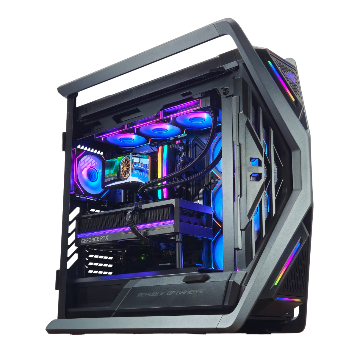 Gaming Desktop PC - RYZEN 9 9900X3D - RTX 5090 - 4TB SSD - 96GB DDR5 - 1200W  - AI & VR Compatible Gaming PC