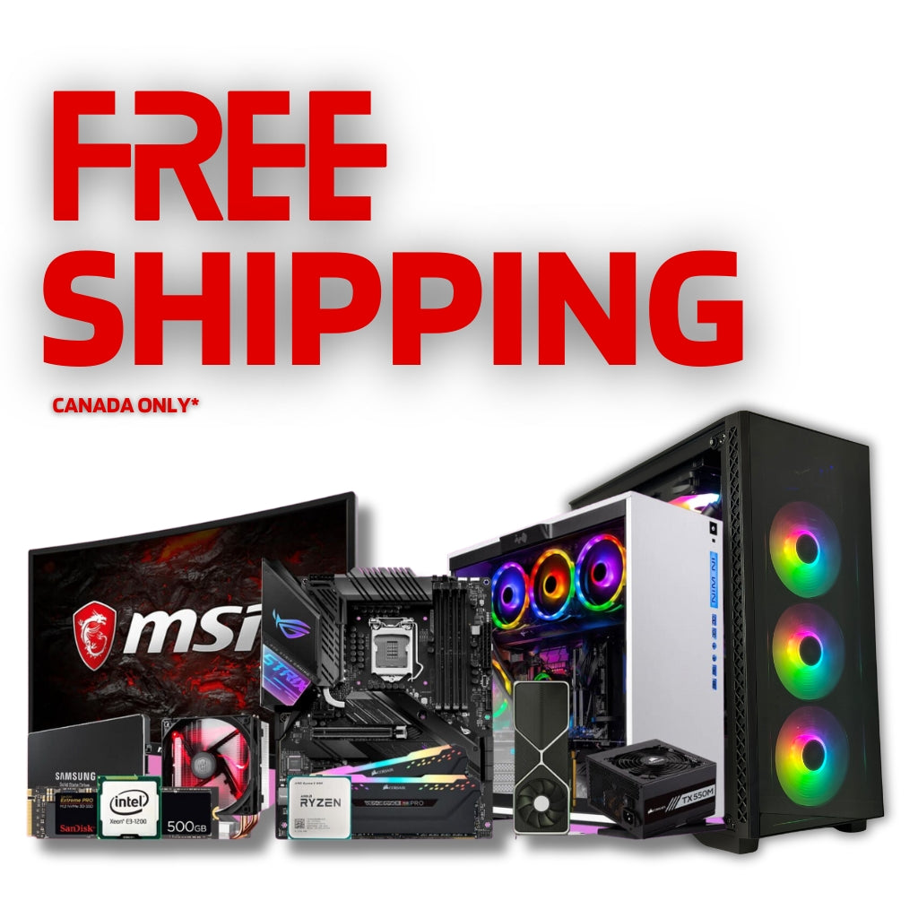 Custom Gaming PC S Canada Bespoke Builds Computers Free Shipping Graphic 
