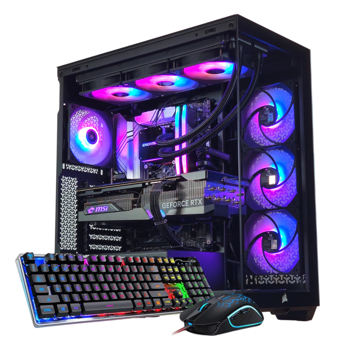 Bespoke Budget Gaming PC - Ryzen 5 9600X - RTX 5070 - 32GB DDR5 - 2TB SSD - 850W Power Supply - Windows 11 Pro - Free Mouse & Keyboard