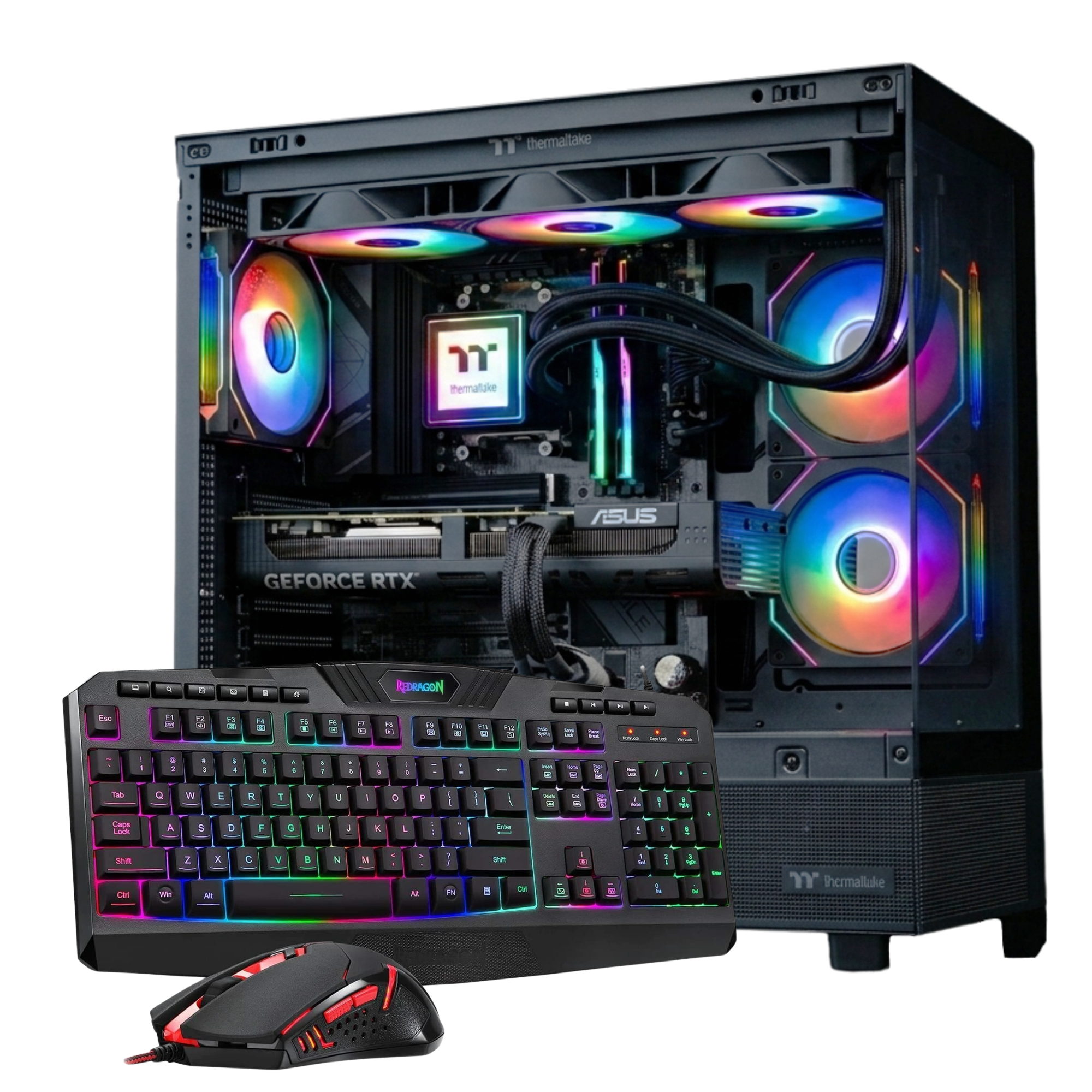RTX 5080 Gaming PC – AMD Ryzen 7 7800X3D, 32GB DDR5, 2TB SSD, RGB Liquid Cooled Desktop, Win 11 Pro